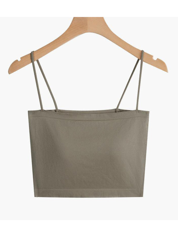 Kitten -  High Elastic Cropped Camisole