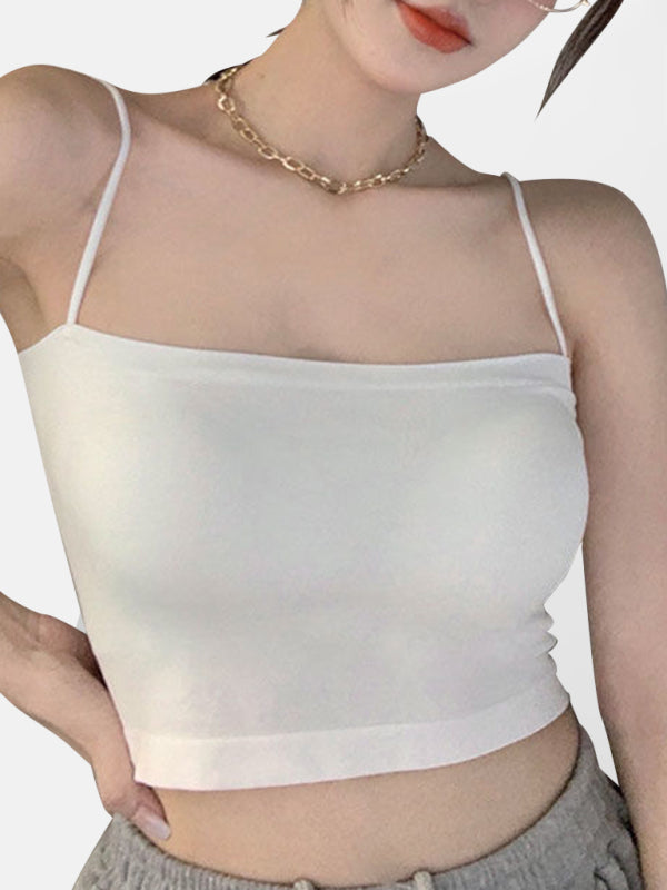 Kitten -  High Elastic Cropped Camisole
