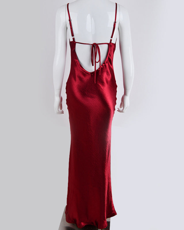 Frolian - swing neck evening dress