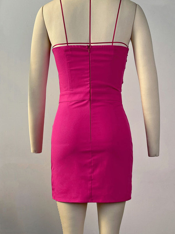 Boom - short skirt sexy backless straight skirt with bow