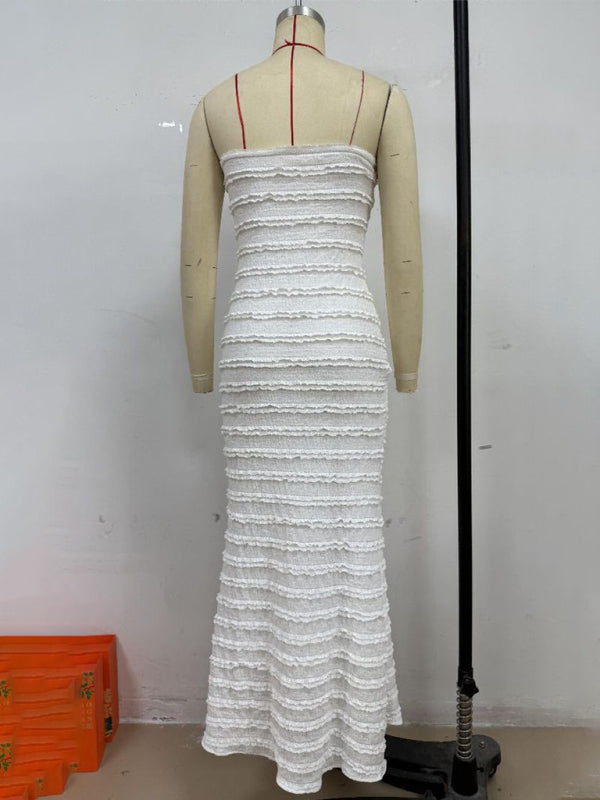 Royal -  fit tube top hip dress