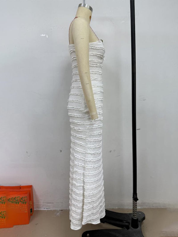 Royal -  fit tube top hip dress