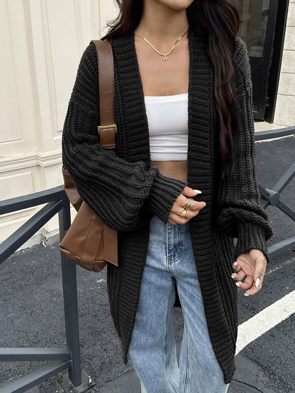 Casual woolen coat sweater