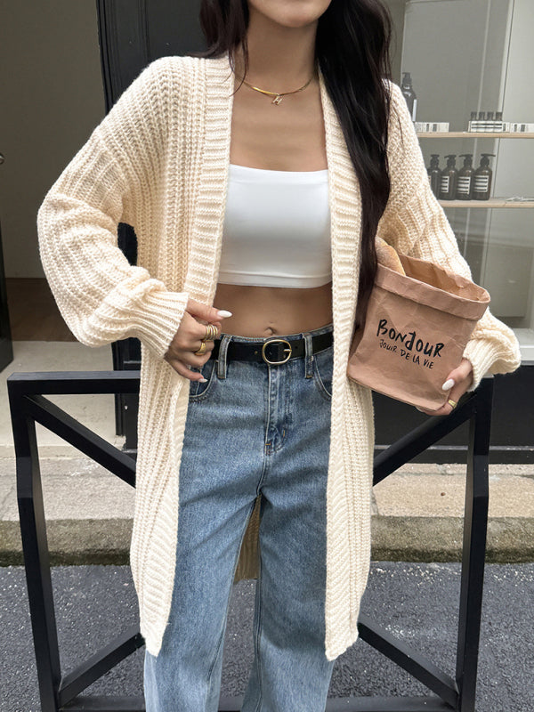 Casual woolen coat sweater